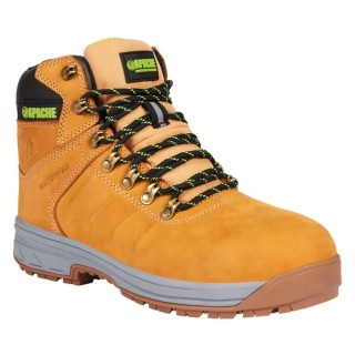 Apache Moose Jaw Wheat Wheat Leather Waterproof S7S HRO LG FO SR Safety Boot - XTS Outsole